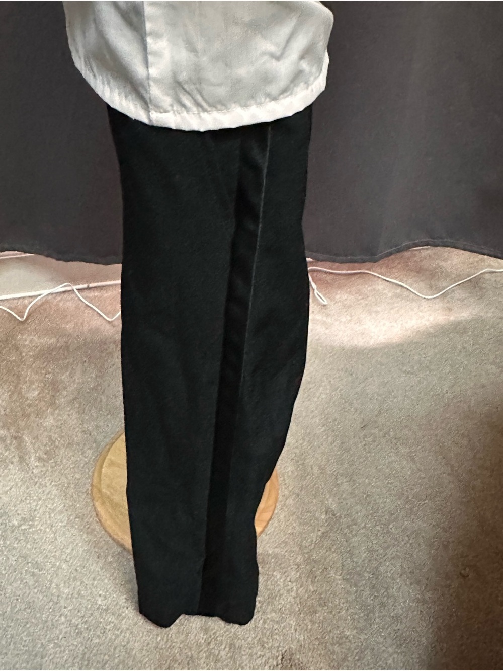 Boys Black Formal Tuxedo Dress Pants